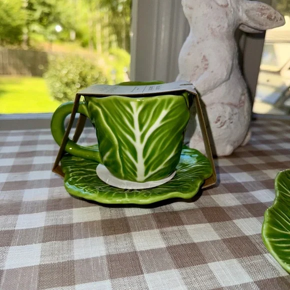 🔥 Viral Target Threshold Cabbage Teacup and Saucer Set - Picture 5 of 9